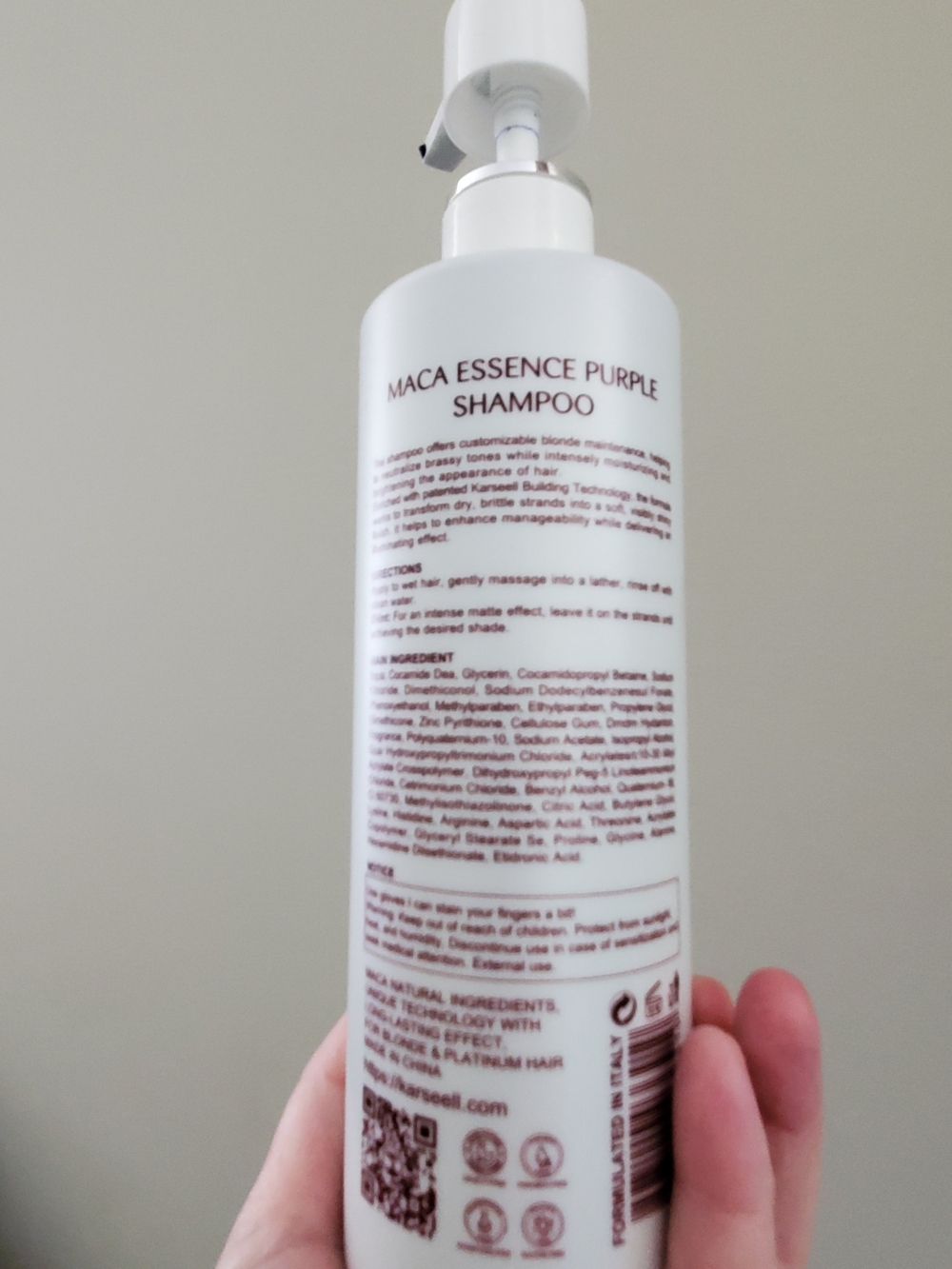 Karseell Maca Power Purple Shampoo & Mask for Blonde Hair - Picture 5 of 11